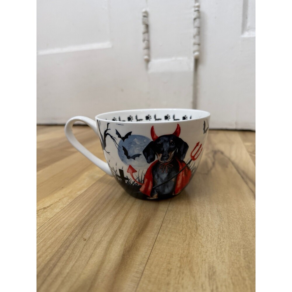 Portobello by design devil dachshund dog mug
